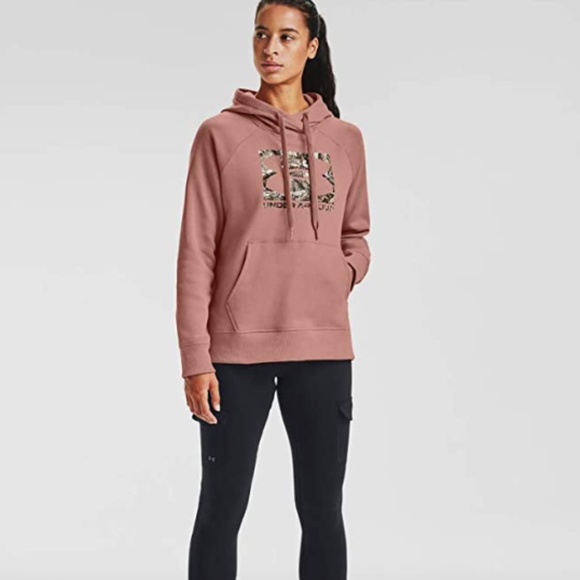 Under Armour Rival Fleece RealTree Camo Hoodie 1357938 661 Size Medium - Picture 1 of 7